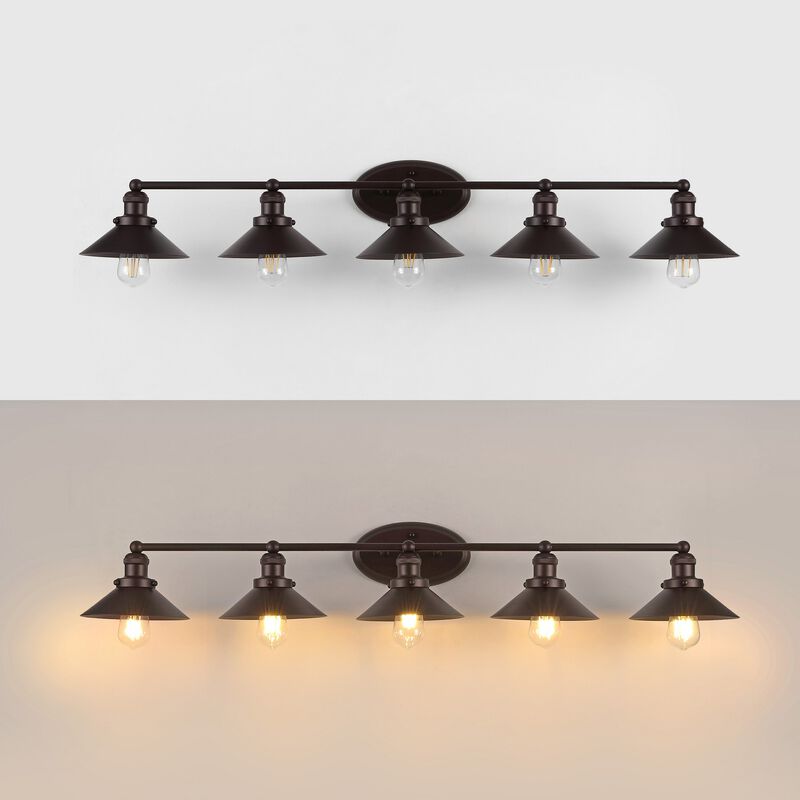 July Industrial Farmhouse Metal Vanity Light
