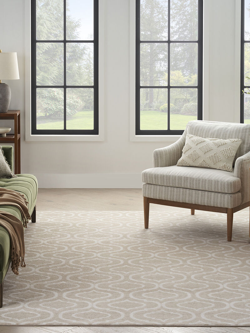 Jubilant JUB19 Beige 5'3" x 7'3" Rug