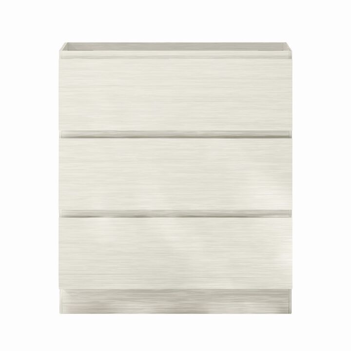 Liberte 30" Freestanding Bathroom Vanity Cabinet without Top in White Oak
