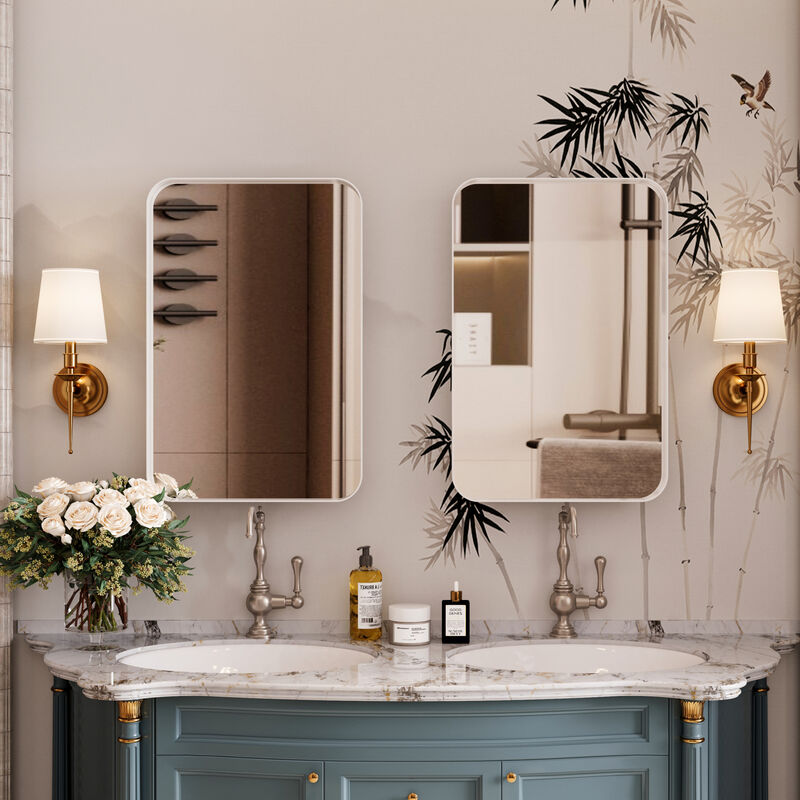 ELEMENT ACE Recessed Medicine Cabinet with Adjustable Shelves and Mirror image number 3