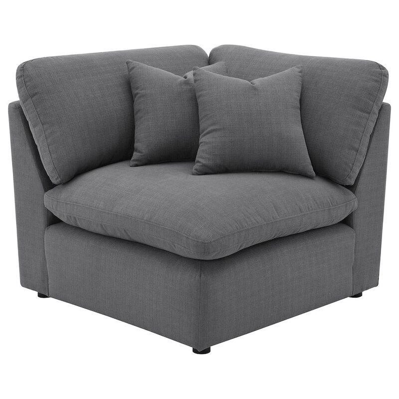 Coaster Co. of America Hobson 6-piece Upholstered Modular Sectional Sofa Charcoal image number 5