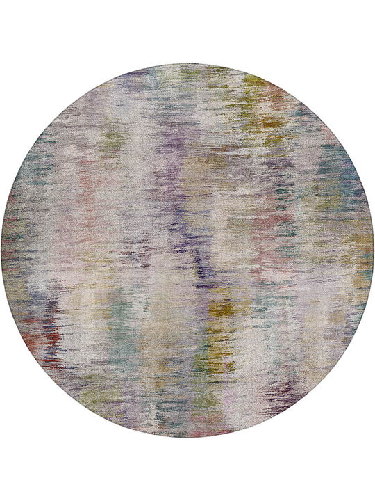 Kochi KC1 Plum 8' Round Rug