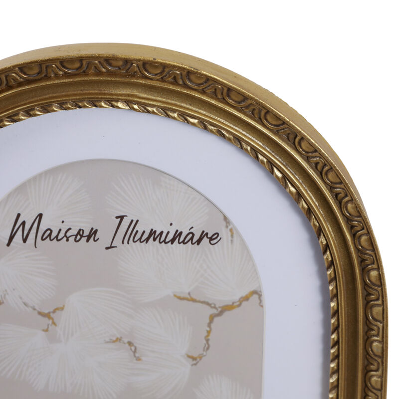 6x8 Photo Frame Matted To 4x6 Gilded Arch, Gold image number 5