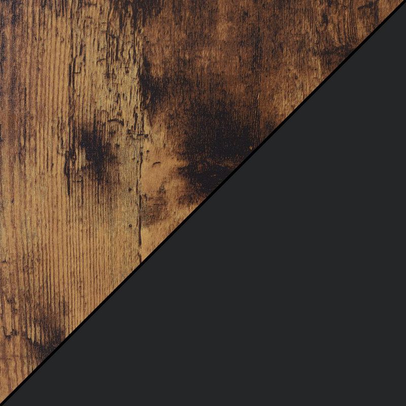 Convenience Concepts Oxford Flip Top End Table with Charging Station and Shelf, Brown