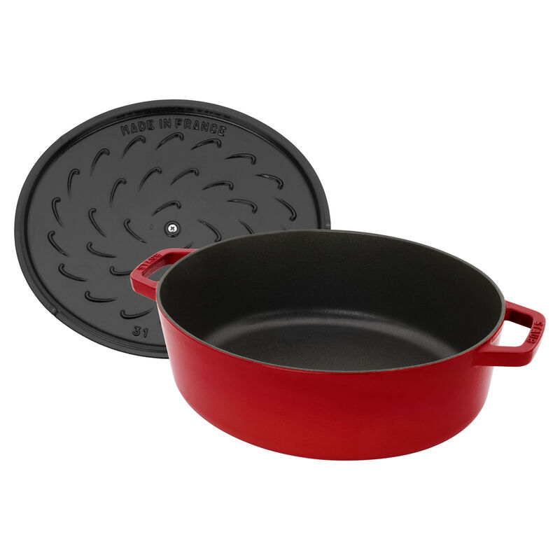 Staub Cast Iron 6.25-qt Shallow Oval Dutch Oven