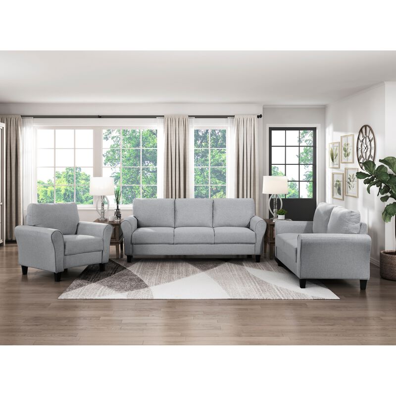 Streamdale Modern Upholstered Chair with Rounded Arms image number 4