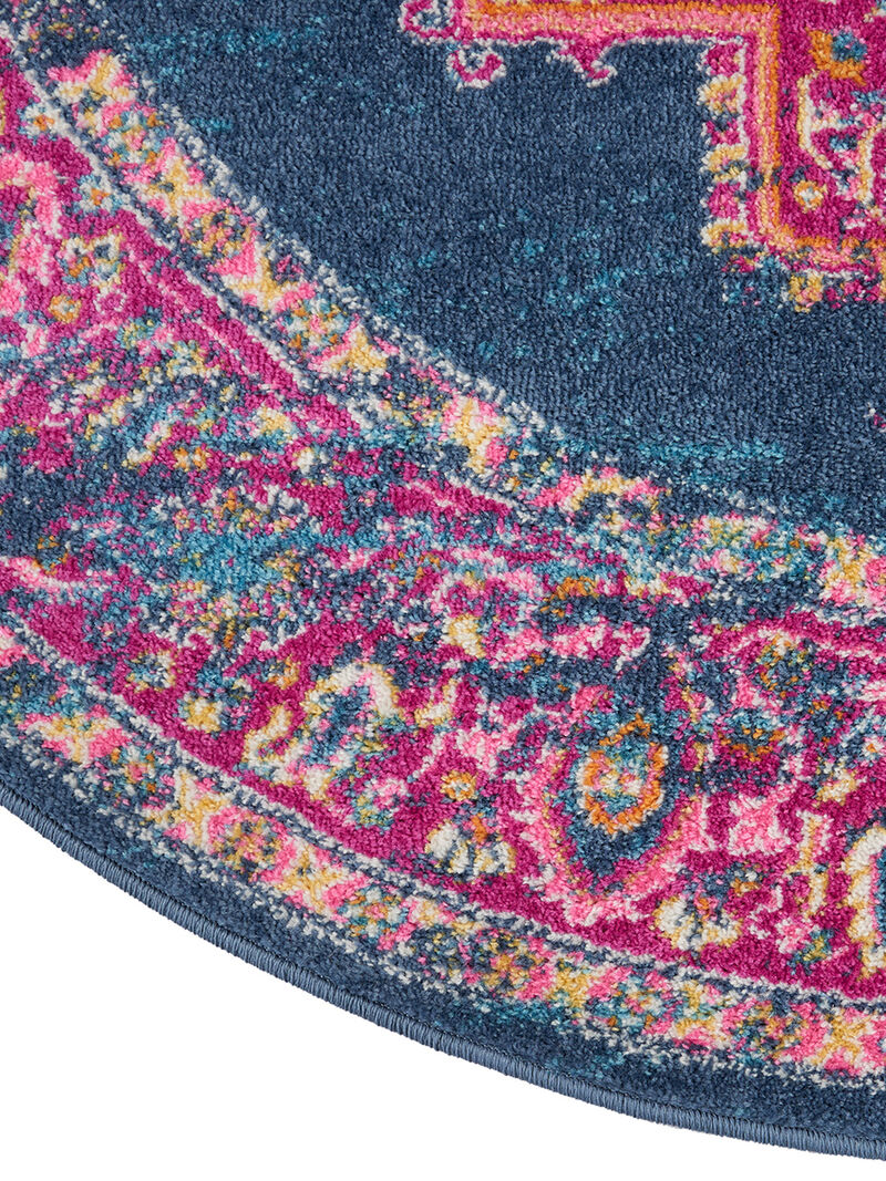 Passion PSN03 Blue 5'3" x 7'3" Rug image number 4
