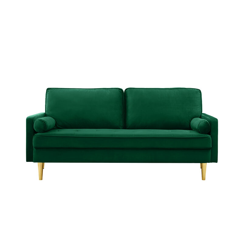 Rufpen Minimalist Velvet Loveseat image number 0