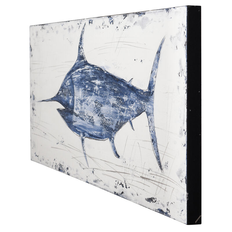 Rustic Swordfish Canvas