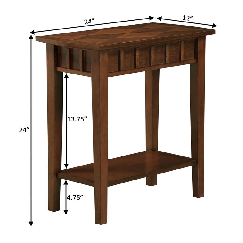 Convience Concept, Inc. Dennis End Table with Shelf