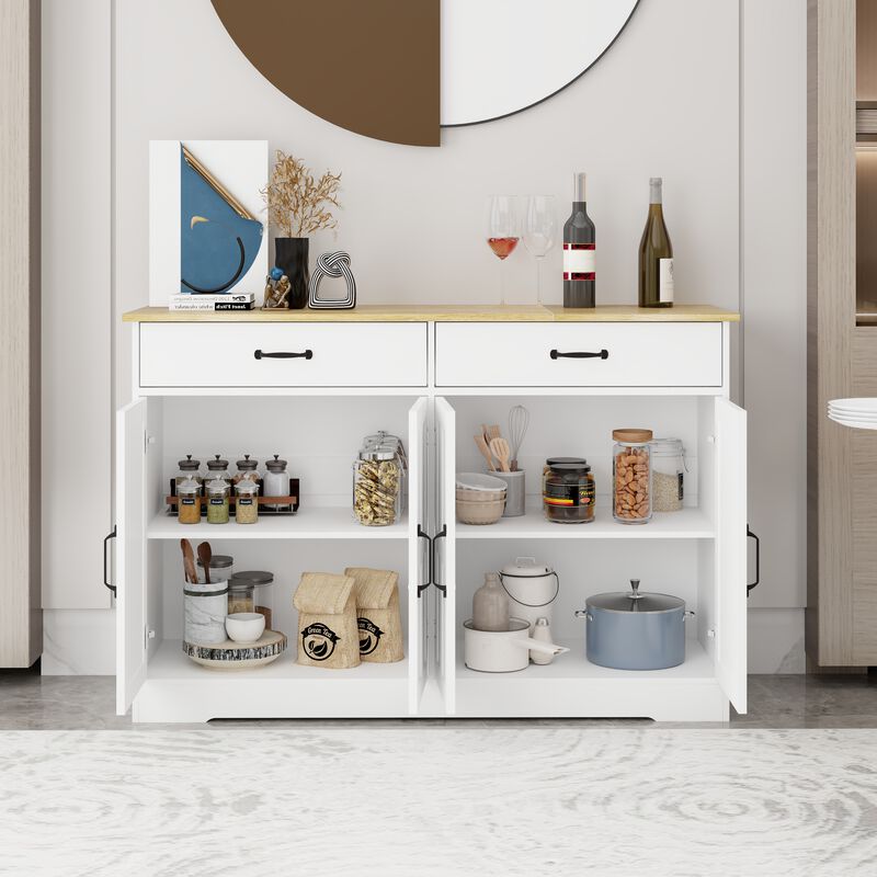 Gwazet Sideboard Buffet Cabinet image number 2