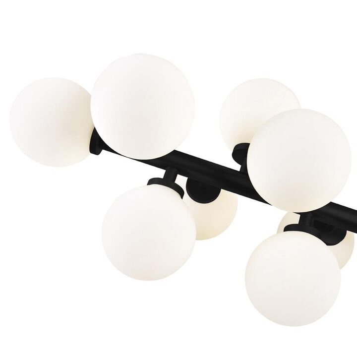 Arya 16 Light Chandelier With Black Finish