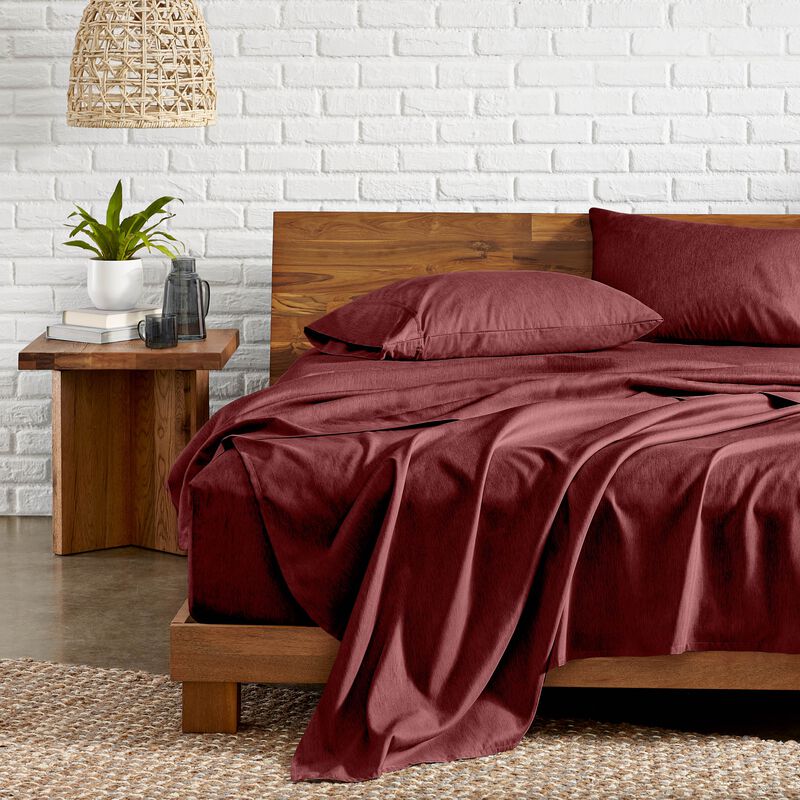 Ultra Soft Heathered Sheet Set image number 1