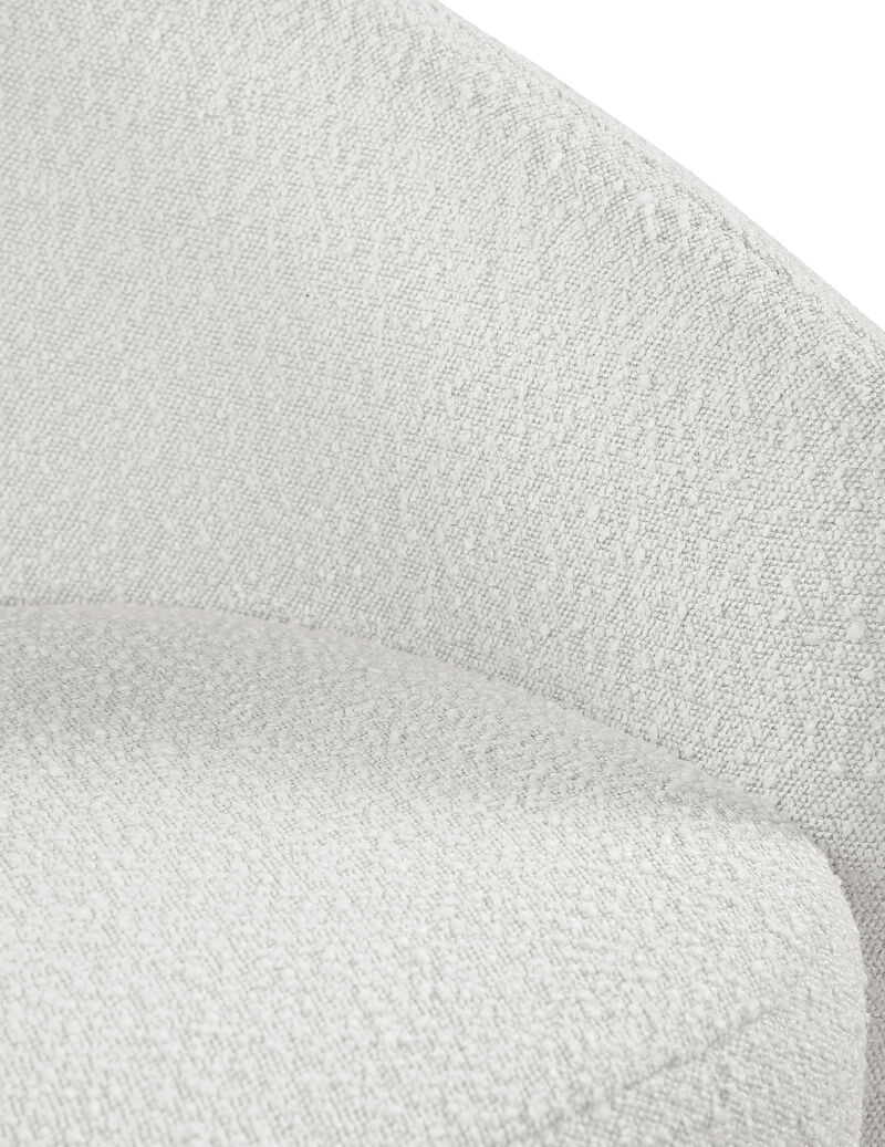 Meridian Furniture Acadia Cream Boucle Fabric Accent Chair image number 5