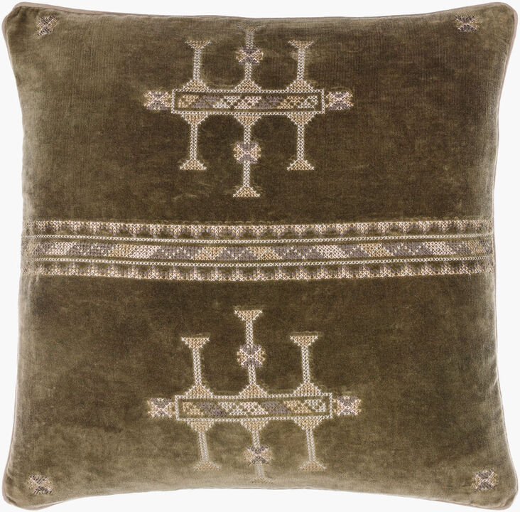 Velour Lumbar Pillow