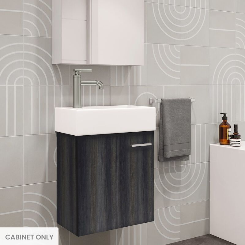 Colmer 18 Black Walnut Bathroom Vanity Cabinet Only (SM-BV612) image number 1