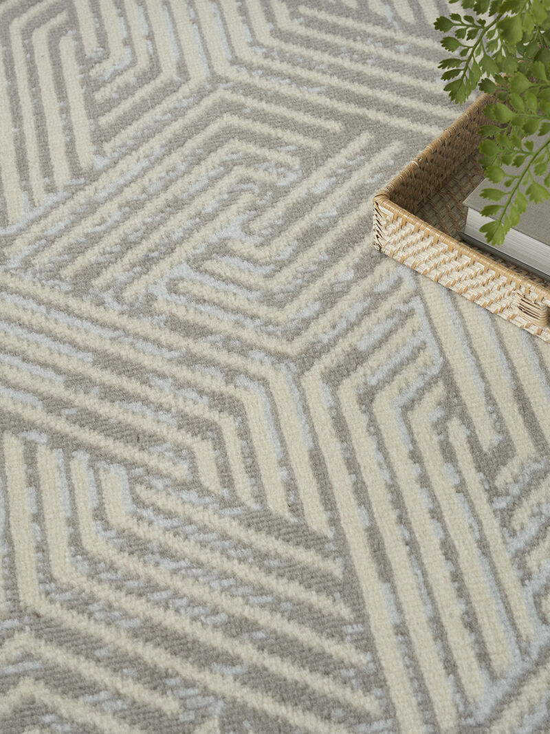 Grafix GRF39 Gray 8' x Round Rug