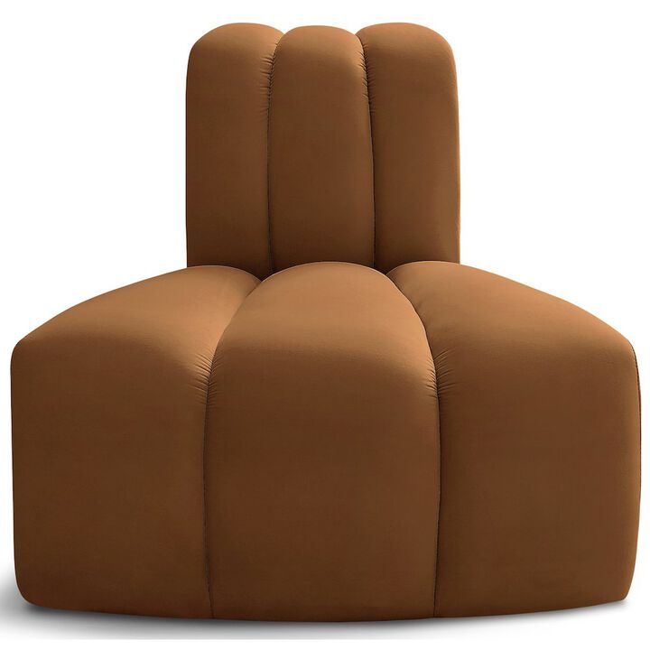 Meridian Furniture Arc Velvet Reverse Corner