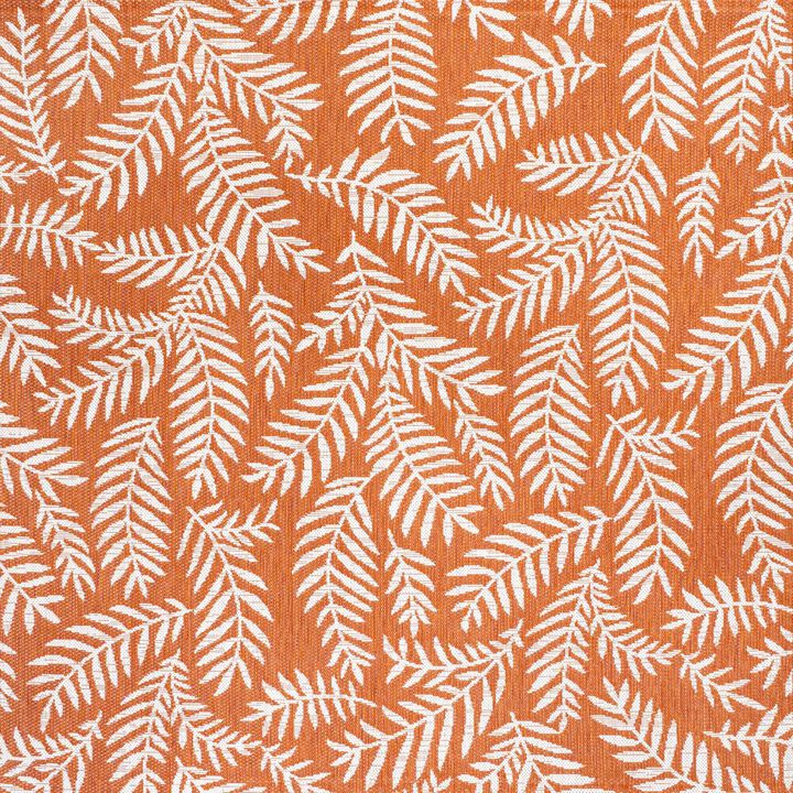 Nevis Palm Frond Square Indoor/Outdoor Area Rug