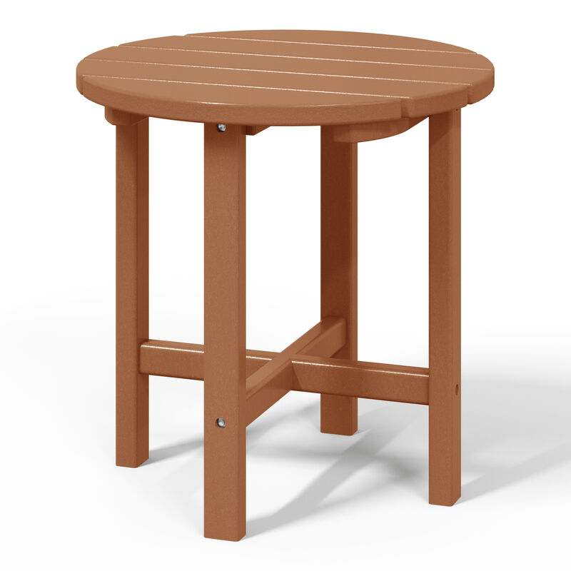 WestinTrends Adirondack Round Outdoor Side Table