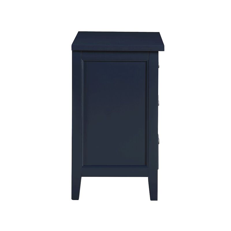 Comfort Pointe Lennon 3-drawer Nightstand - Midnight Blue
