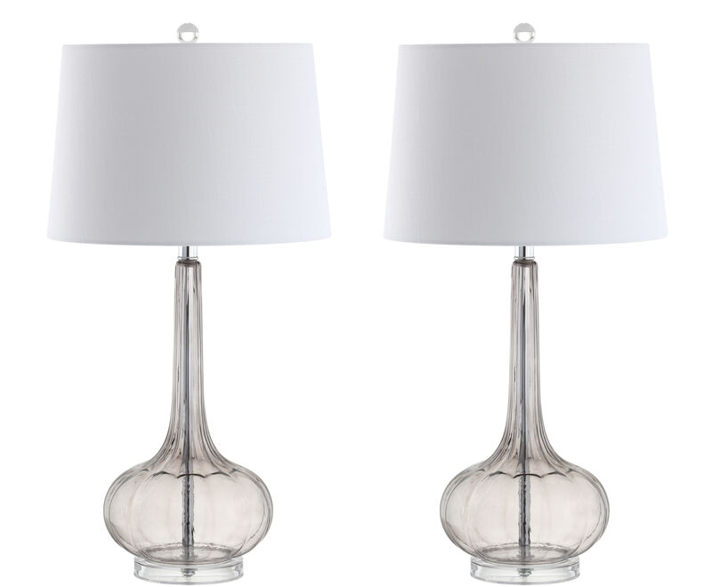 Bette Glass Teardrop LED Table Lamp (Set of 2)