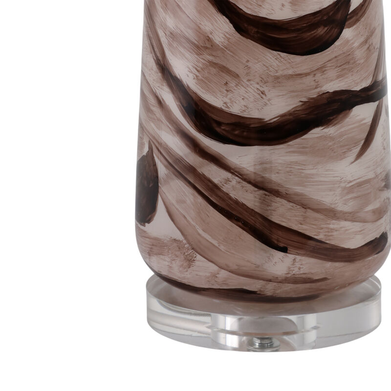 Swirled Glass Table Lamp image number 4