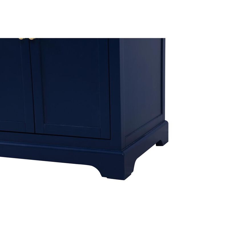 Elegant Kitchen and Bath 72 inch double bathroom vanity in blue