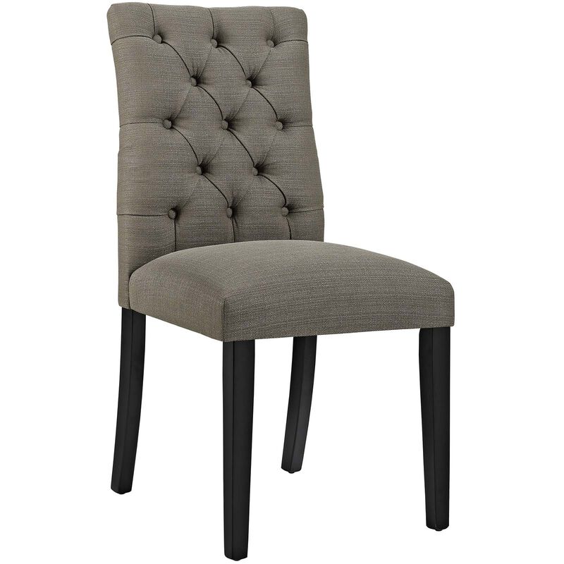 Duchess Button Tufted Fabric Dining Chair image number 0