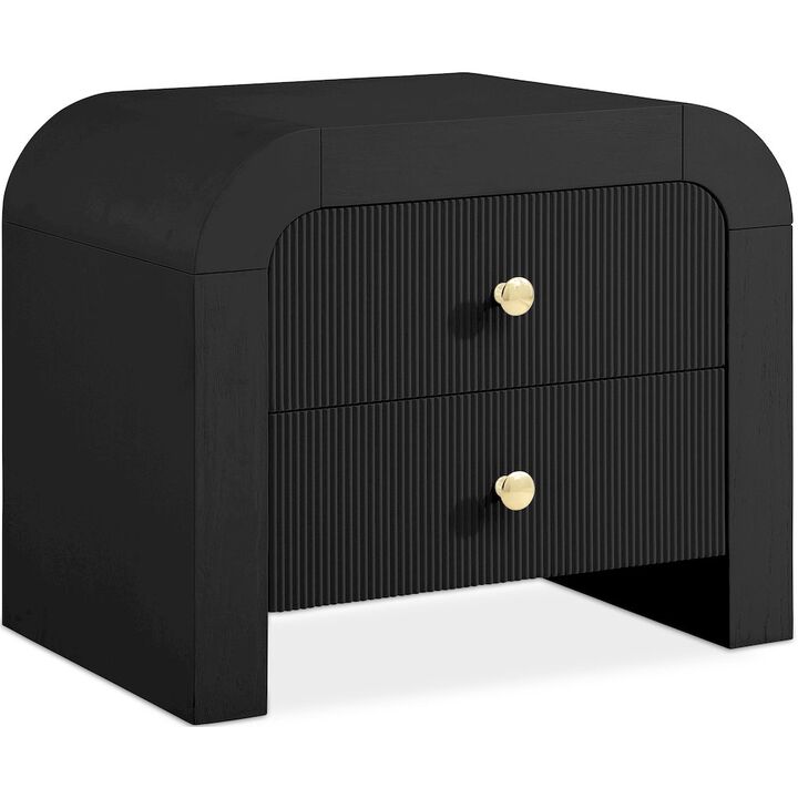 Meridian Furniture Artisto Black Night Stand
