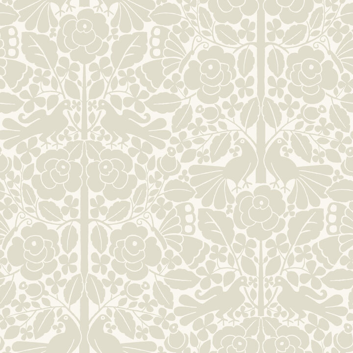 Fairy Tales Beige Wallpaper