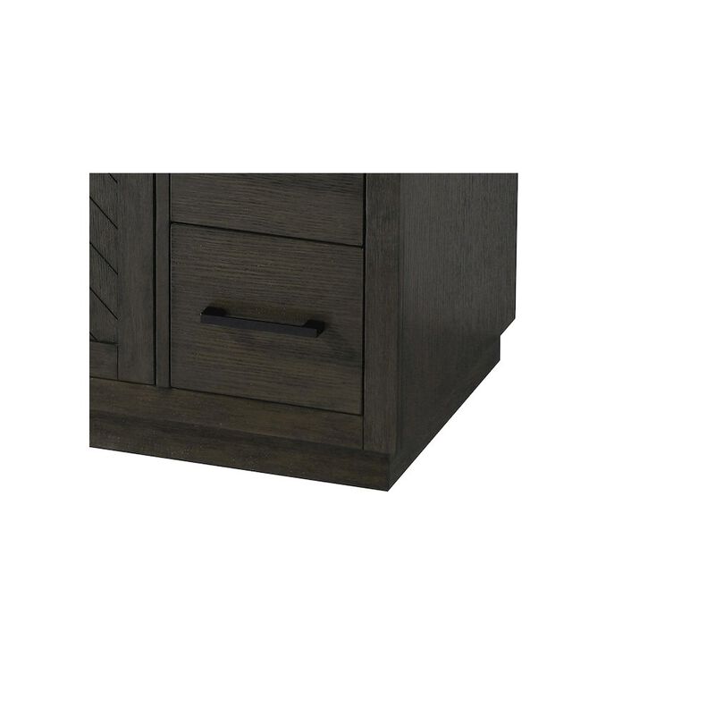 Elegant Kitchen and Bath 42 inch Single Bathroom Vanity in Chocolate Oak
