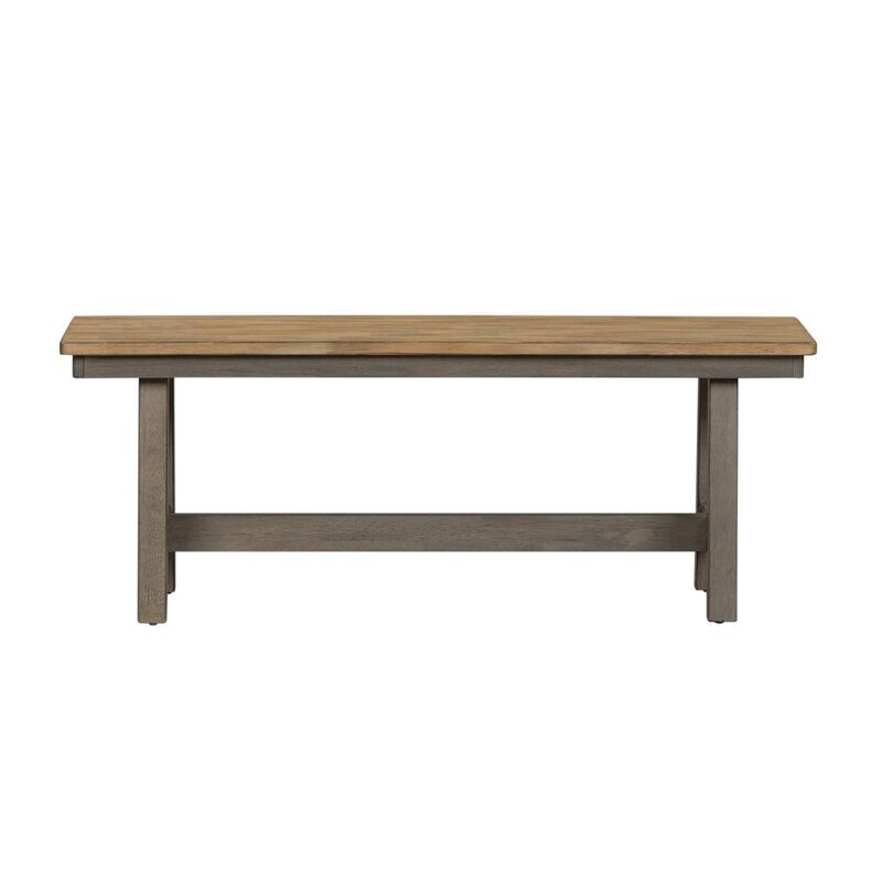 Liberty Furniture Lindsey Farm Backless Bench (RTA) in Gray image number 1