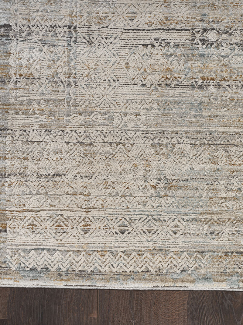 Lynx LNX06 Ivory/Multicolor 2'3" x 12' Rug