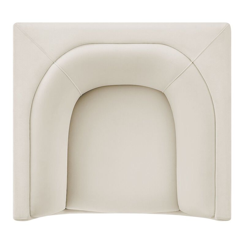 Hilda Curved Back Performance Velvet Armchair image number 7