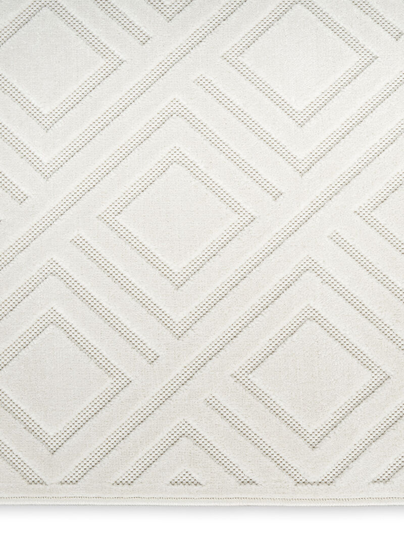 Care Free CAF03 Ivory 2' x 6' Rug