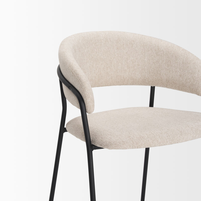 Carolyn Fabric Seat Stool