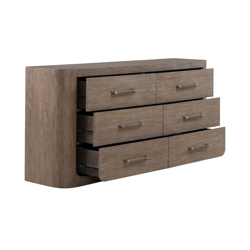 Liberty Furniture South Bend 6 Drawer Bedroom Dresser Contemporary - Burnished Clay image number 6