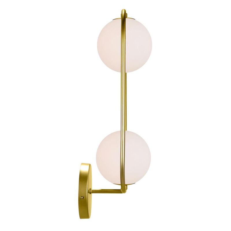 Celeste 2 Light Sconce With Medallion Gold Finish