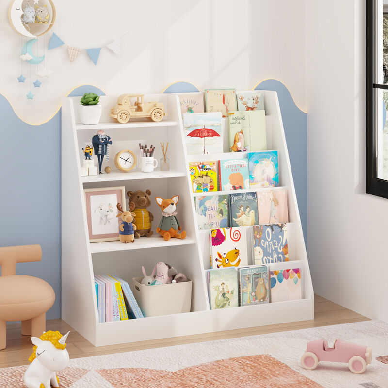 Lizud Wooden Kids Book Shelf image number 7