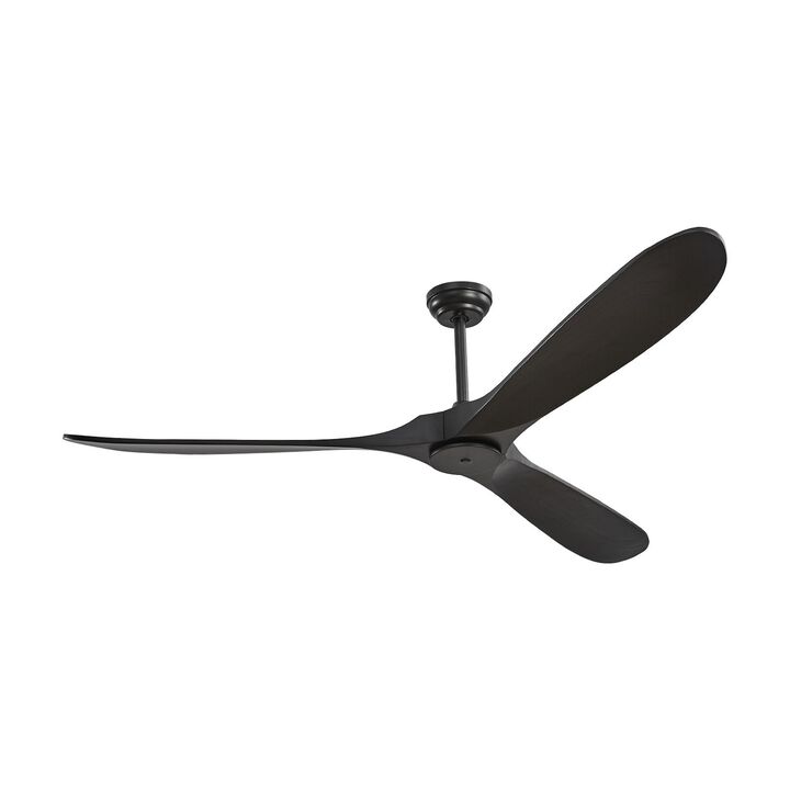 Modern 72 Inch Ceiling Fan without Light with Remote Control 6 Speeds