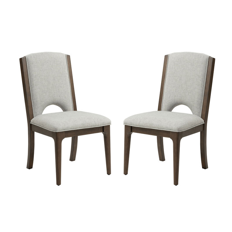 Athens Pair of Upholstered Dining Chairs