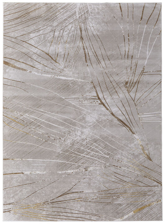 HomeRoots Abstract Power Loom Area Rug