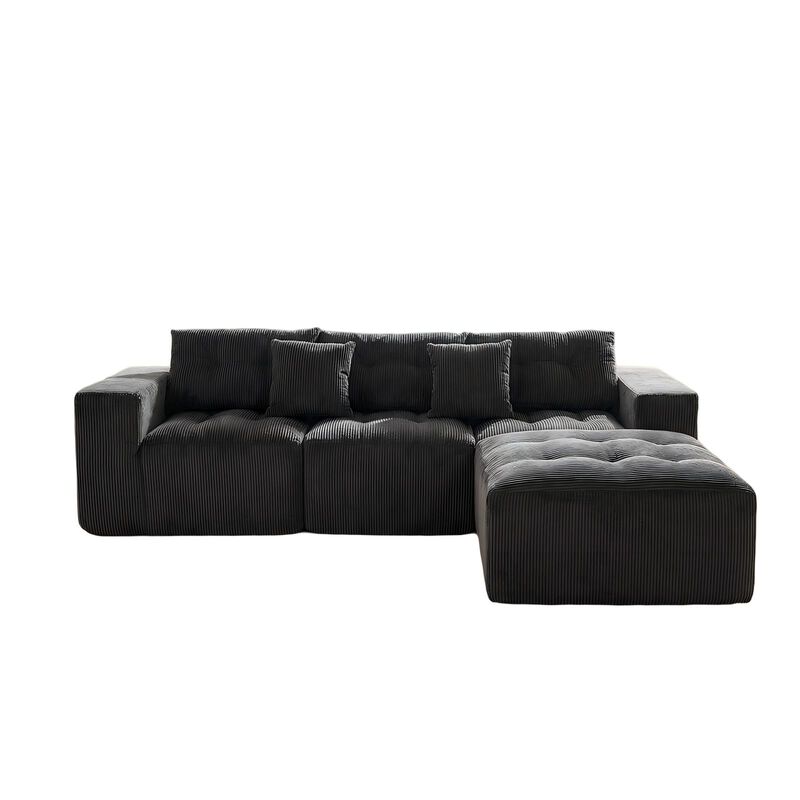 Frif L-Shaped Modular Compression Sofa image number 0