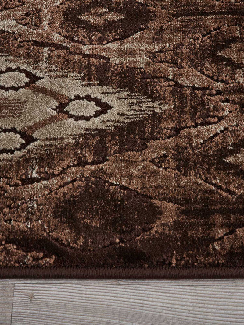 Karma KRM02 Chocolate 9'3" x 12'9" Rug