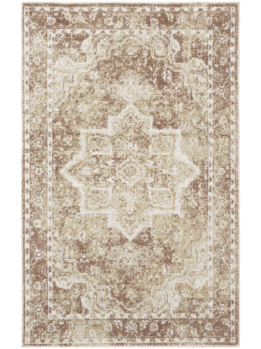 Astra Machine Washable ASW12 Rust 3'3" x 5' Rug