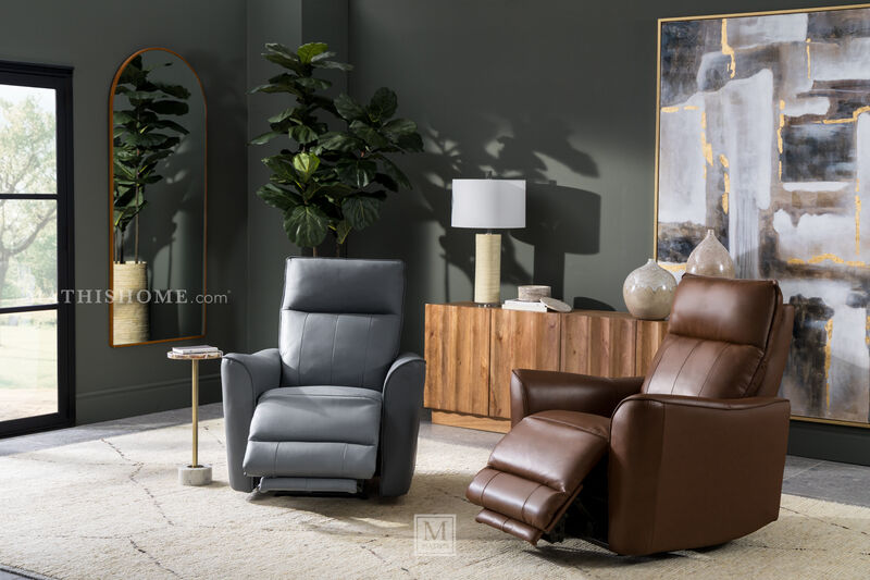 Oslo Zero Gravity Power Recliner in Brown image number 3