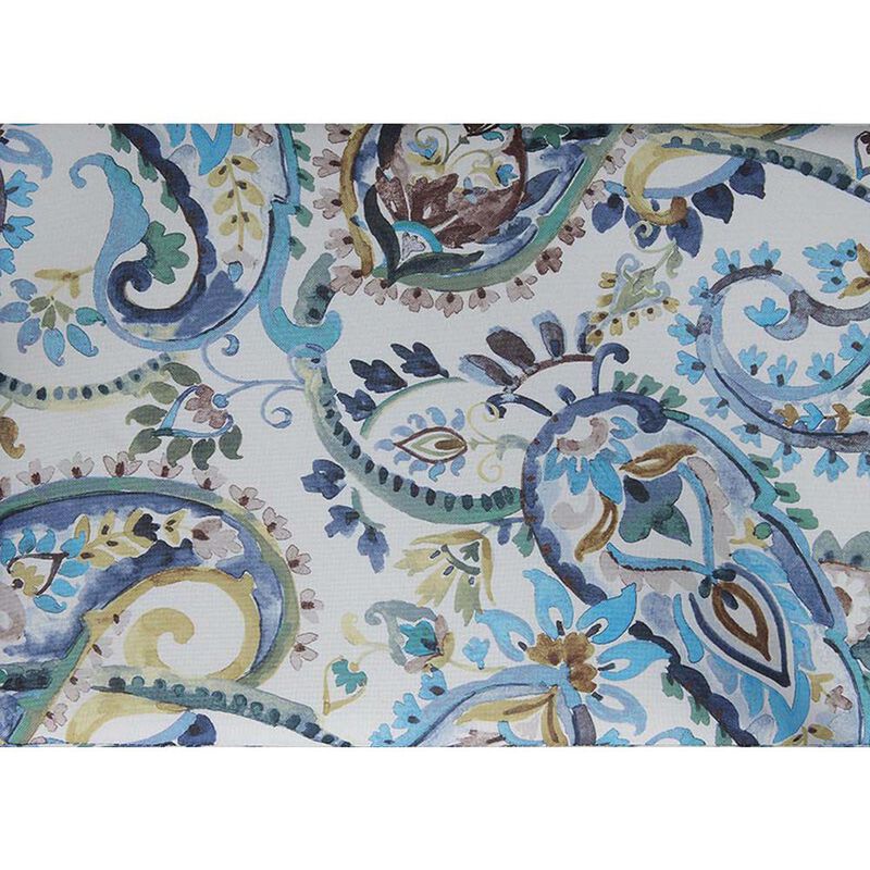 Convience Concept, Inc. Designs4Comfort Winslow Storage Ottoman, Paisley Fabric