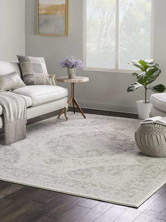 Tranquil TRA05 Ivory/Gray 8'10" x 11'10" Rug