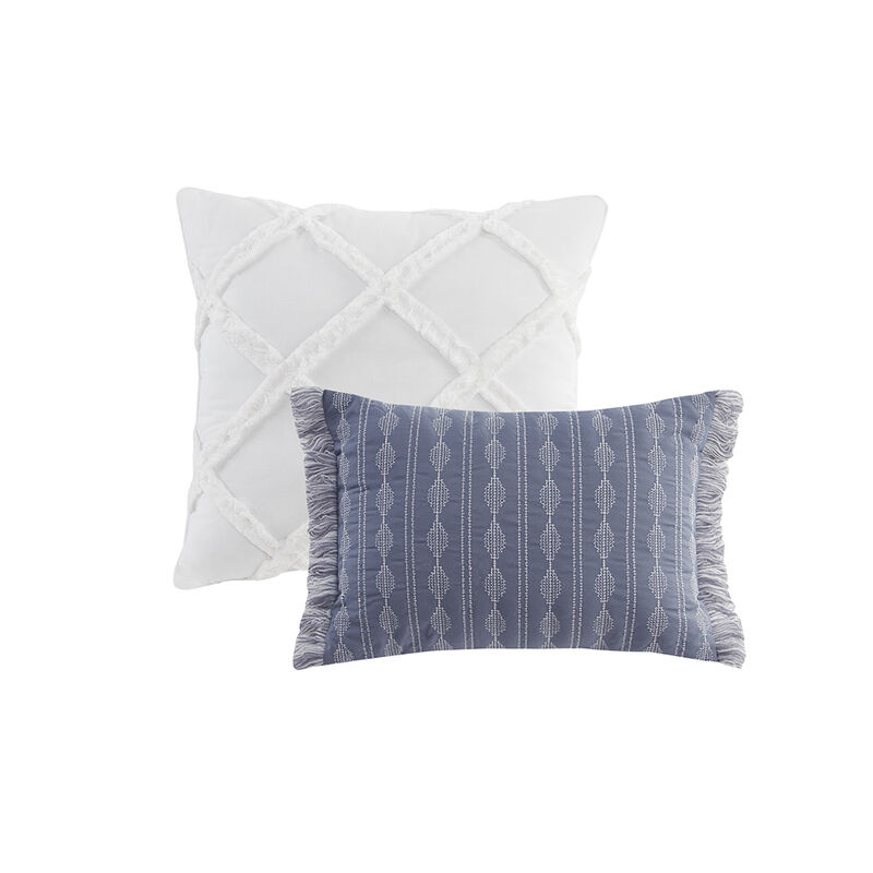 Gracie Mills Mcdaniel 5-Piece Jacquard Comforter Set